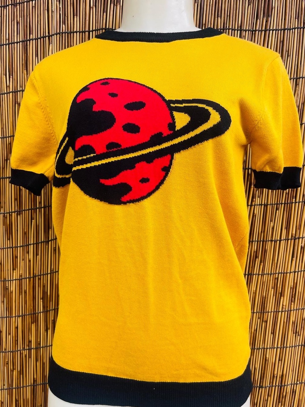 Womens Yellow Planet oxknit